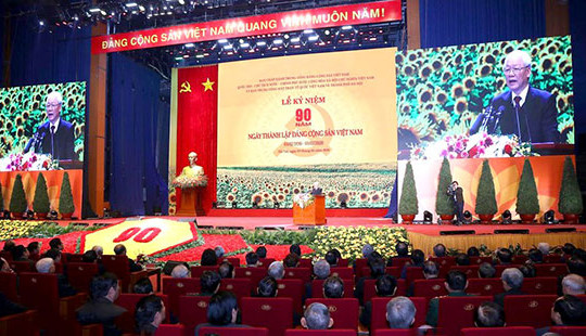 Kỷ niệm trọng thể 90 năm Ngày thành lập Đảng Cộng sản Việt Nam