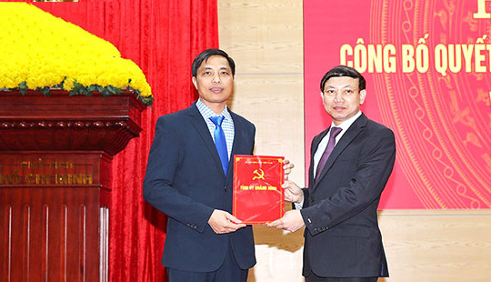 Điều động Chủ nhiệm UBKT Tỉnh ủy Quảng Ninh làm Bí thư Thành ủy Hạ Long