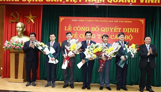 Ban Bí thư bổ nhiệm 2 Phó Giám đốc Học viện Chính trị quốc gia Hồ Chí Minh