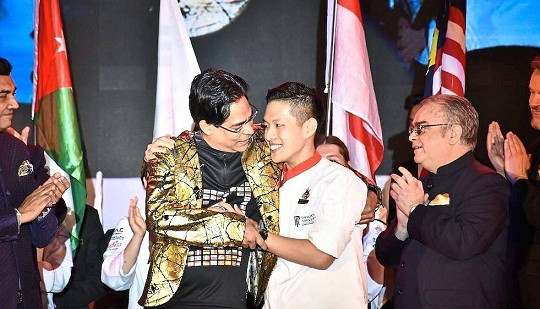 Nam sinh trường Đại học Taylor giành giải vàng tại Olympic đầu bếp trẻ Quốc tế