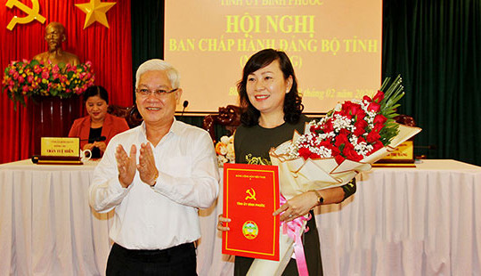 Chuẩn y Phó Chủ tịch UBND tỉnh Bình Phước giữ chức Phó Bí thư Thường trực Tỉnh ủy