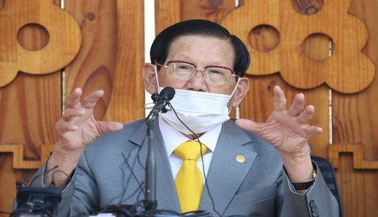 Giáo phái Tân Thiên Địa quyên góp 12 tỷ won để chống dịch Covid-19
