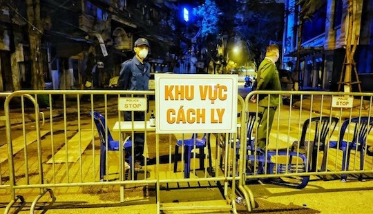 Hà Nội cách ly toàn bộ hộ dân từ số nhà 125 đến 139 phố Trúc Bạch