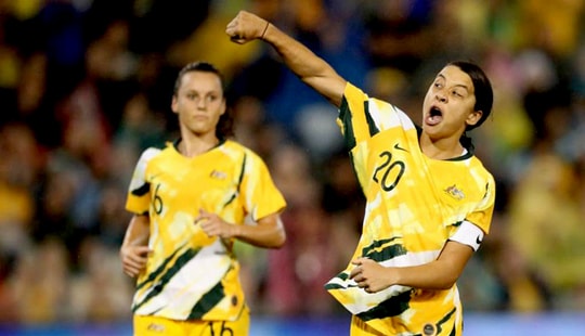 ĐT nữ Việt Nam đã chơi hết mình trong trận thua ĐT nữ Australia ở trận play-off