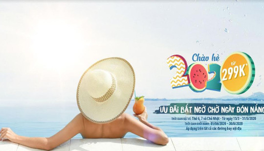 Bamboo Airways tung “cơn lốc” vé máy bay chào hè giá ưu đãi từ 299K