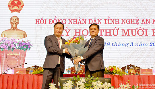 Nghệ An bầu bổ sung chức vụ Chủ tịch Ủy ban Nhân dân tỉnh