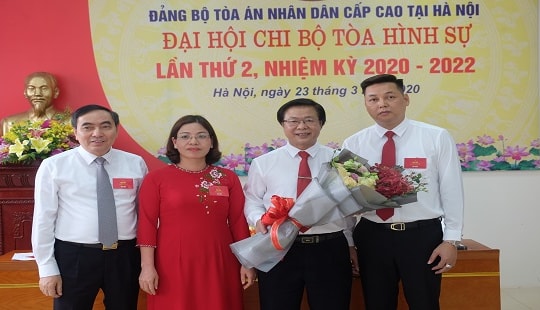 Đại hội Chi bộ Tòa Hình sự - TAND cấp cao tại TP Hà Nội