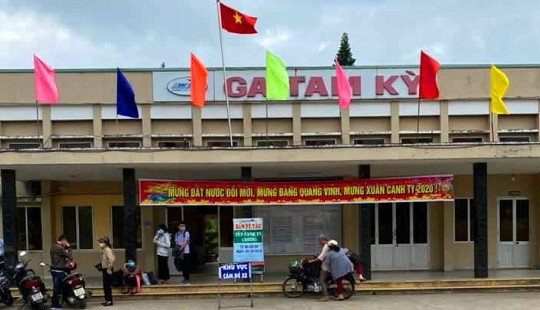 Tạm dừng vận chuyển khách bằng đường sắt về Quảng Nam
