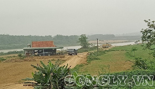 Huyện Tân Kỳ - Nghệ An: “Loạn” hoạt động khai thác và kinh doanh cát sỏi tại xã Nghĩa Đồng