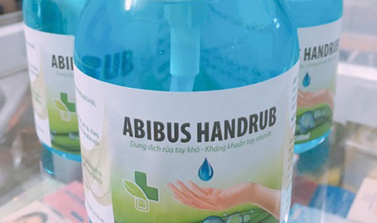 Thu hồi toàn quốc lô dung dịch nước rửa tay khô ABIBUS HANDRUB