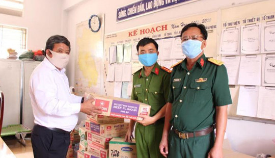 TAND hai cấp tỉnh Tây Ninh chung tay đẩy lùi dịch Covid-19