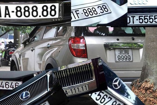 Bộ Công an đề xuất đấu giá và cấp biển số xe theo yêu cầu