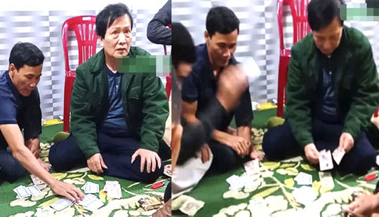 Đình chỉ công tác Chủ tịch xã xuất hiện trên chiếu bạc