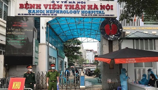 Gỡ phong tỏa Bệnh viện Thận Hà Nội