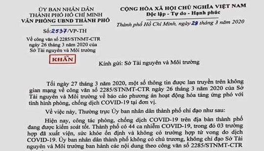 Kỷ luật Phó Giám đốc Sở ký văn bản gây hoang mang dư luận