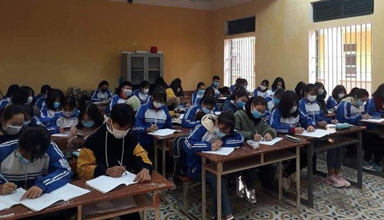 Không bắt buộc học sinh phải đeo khẩu trang trong lớp học