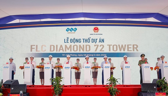 Tập đoàn FLC động thổ tòa nhà cao Top 3 Việt Nam tại Hải Phòng
