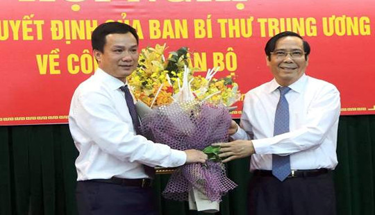Hải Dương có tân Phó Bí thư Tỉnh ủy