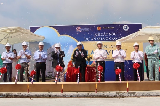 Dự án Anland Lakeview bứt phá cất nóc vượt tiến độ hơn 50 ngày