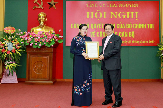 Bộ Chính trị điều động Trưởng Ban Dân nguyện Quốc hội làm Bí thư Tỉnh ủy Thái Nguyên