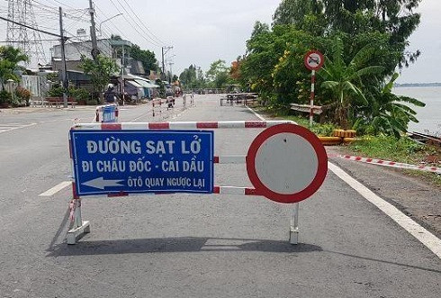 An Giang: Tiềm ẩn nhiều nguy cơ sụt lún trên Quốc lộ 91