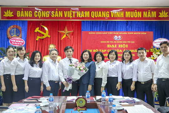 Tạp chí TAND tổ chức Đại hội Chi bộ nhiệm kỳ 2020 - 2025