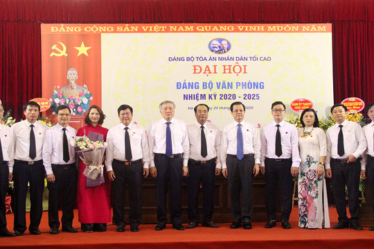 Đại hội Đảng bộ Văn phòng TANDTC nhiệm kỳ 2020 - 2025