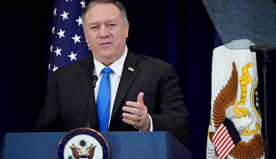 Ngoại trưởng Mike Pompeo: Mỹ phản đối yêu sách chủ quyền của Trung Quốc tại Biển Đông