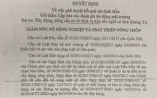 Đầu tư hạ tầng nghề cá: Bộ NN&PTNT bảo không được, Sở cứ làm