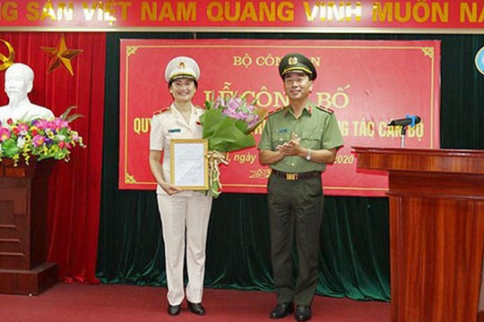 Nữ Thiếu tướng Công an được bổ nhiệm làm Cục trưởng Cục Hồ sơ nghiệp vụ