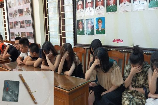 Tổ chức sinh nhật bằng ma túy, 14 đối tượng bị bắt giữ
