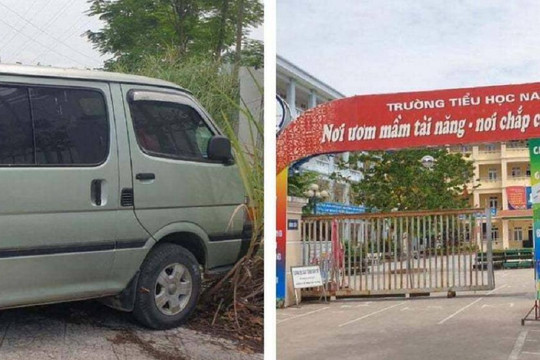 Học sinh lớp 4 bị bỏ quên trên xe ô tô đưa đón