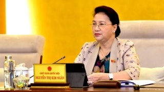 Bà Nguyễn Thị Kim Ngân được bầu làm Chủ tịch Hội đồng bầu cử quốc gia