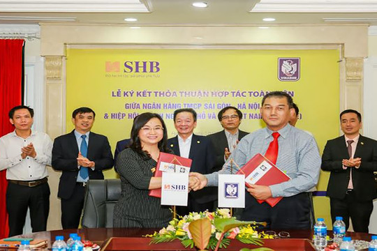 Đồng hành cùng các doanh nghiệp nhỏ và vừa, SHB hợp tác toàn diện với Vinasme