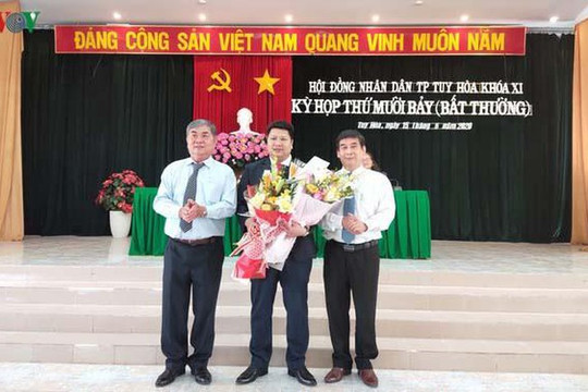 Phó Bí thư Thành ủy Cao Đình Huy làm Chủ tịch UBND TP Tuy Hòa