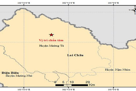 Động đất 4,9 độ richter ở Lai Châu, 4 học sinh bị thương