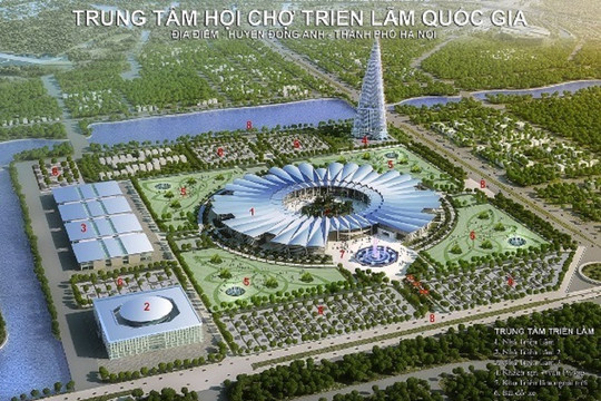 Hà Nội xin phê duyệt đầu tư dự án khu trung tâm hội chợ triển lãm quốc gia tại Đông Anh