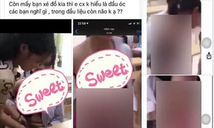Nữ sinh trung tâm giáo dục thường xuyên bị bạn lột đồ, quay clip tung lên mạng gây bức xúc