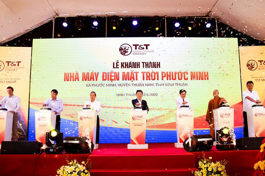 Khánh thành Nhà máy điện mặt trời Phước Ninh: Góp phần đưa Ninh Thuận trở thành trung tâm NLTT của cả nước