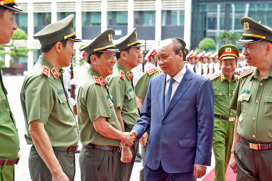 CAND phải xứng đáng là lực lượng vũ trang trọng yếu, tuyệt đối trung thành của Đảng, Nhà nước