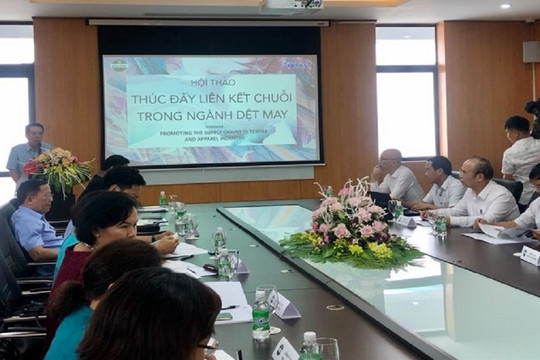Thúc đẩy chuỗi liên kết để tạo "cú hích" mạnh cho ngành dệt may