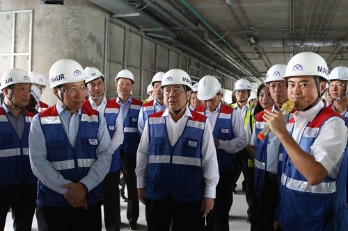 Phó Thủ tướng Phạm Bình Minh khảo sát tuyến Metro số 1