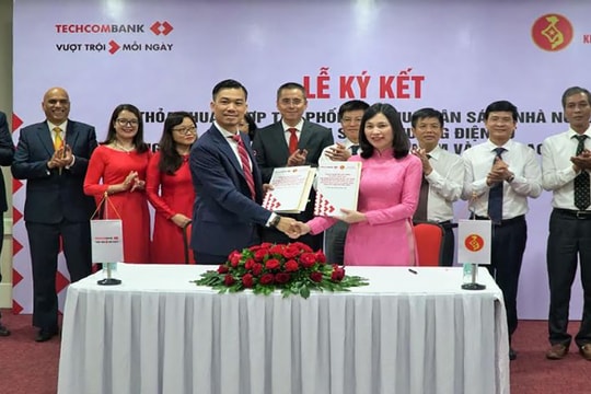 Kho bạc Nhà nước ký thỏa thuận với Techcombank về phối hợp thu ngân sách và thanh toán song phương điện tử