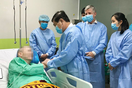 Bệnh nhân phi công đã hồi phục vận động hoàn toàn