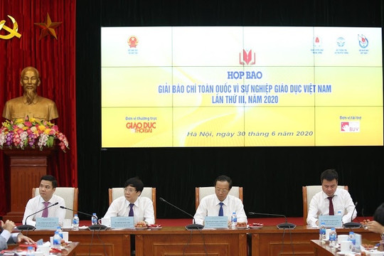 Giải báo chí toàn quốc "Vì sự nghiệp giáo dục Việt Nam" năm nay có gì đặc biệt?