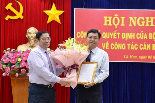 Bộ Chính trị chuẩn y ông Nguyễn Tiến Hải làm Bí thư Tỉnh ủy Cà Mau