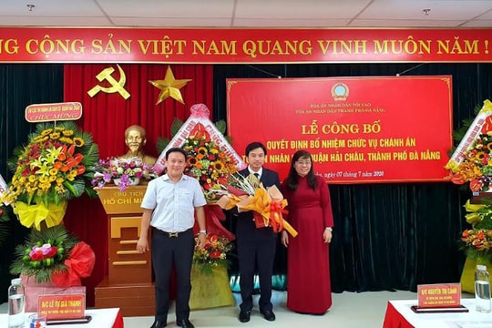 Bổ nhiệm Chánh án TAND quận Hải Châu