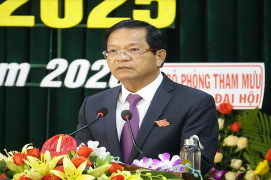 Ông Lê Viết Chữ thôi giữ chức vụ Bí thư Tỉnh ủy Quảng Ngãi