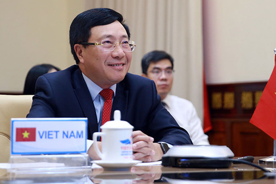 Đồng chủ trì Hội nghị Bộ trưởng Ngoại giao Mekong-Nhật Bản, Việt Nam đưa ra 3 nhóm giải pháp