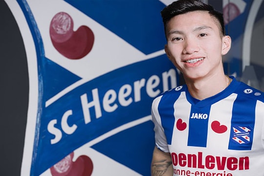 Văn Hậu chính thức chia tay Heerenveen quay trở lại CLB Hà Nội
